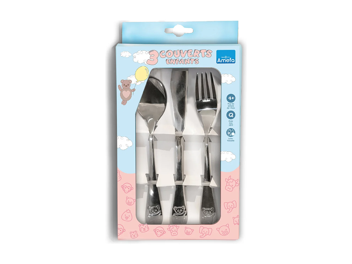 Happy Bear - Service 3 couverts enfants