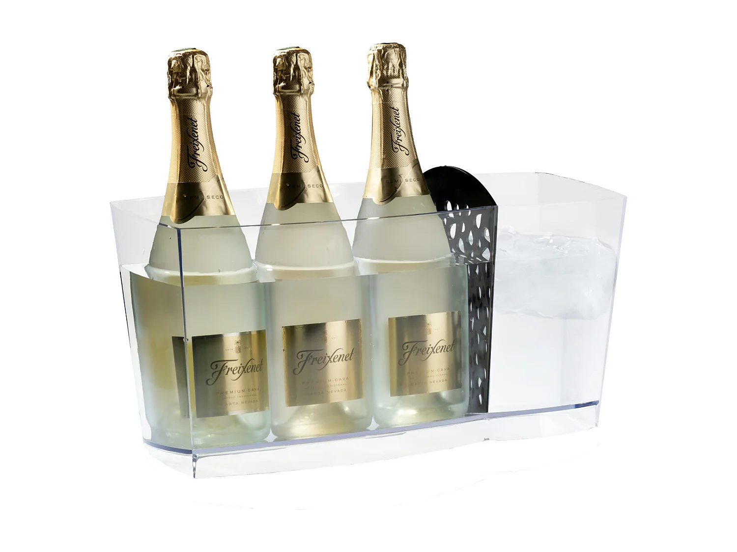 IceMart - Seau à glace avec séparateur 6 bouteilles (10 L)