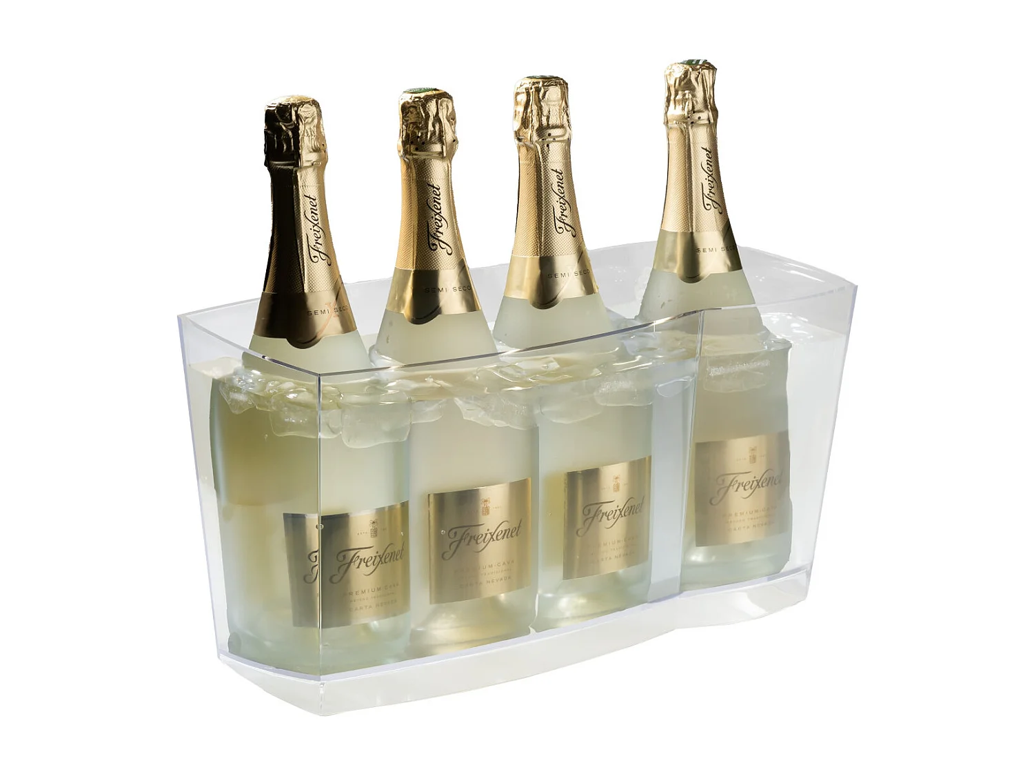 IceMart - Seau à glace avec séparateur 6 bouteilles (10 L)