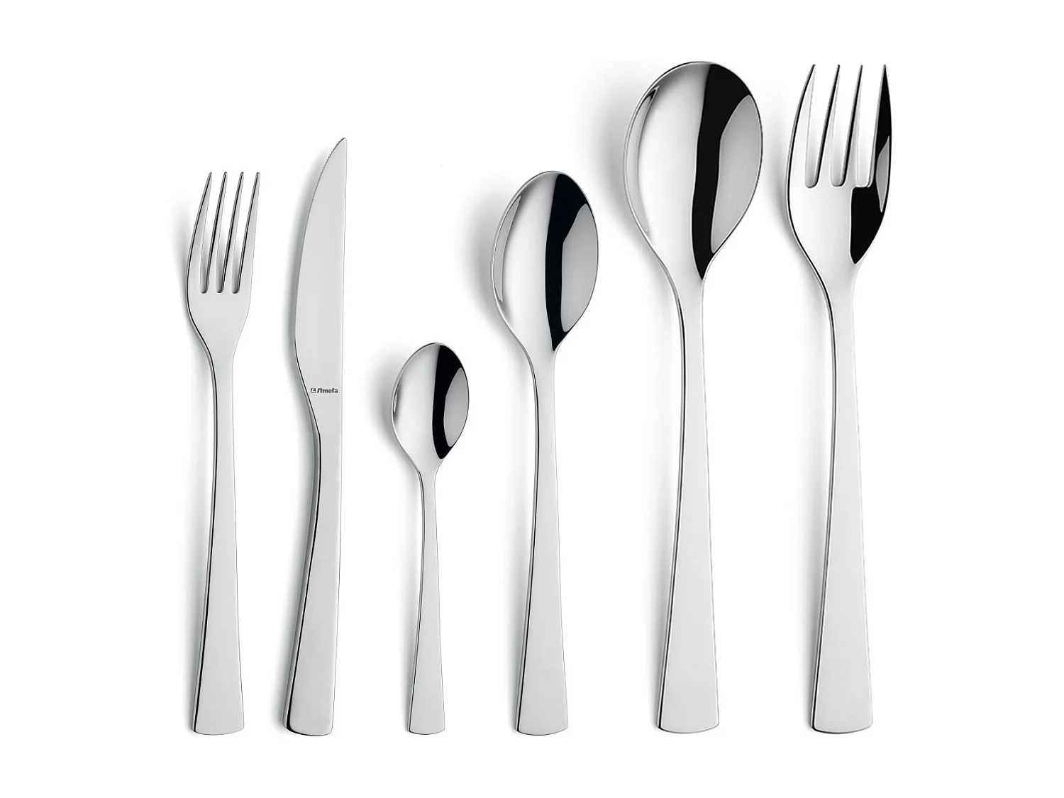 Livia - Ménagère 50 pièces avec service salade