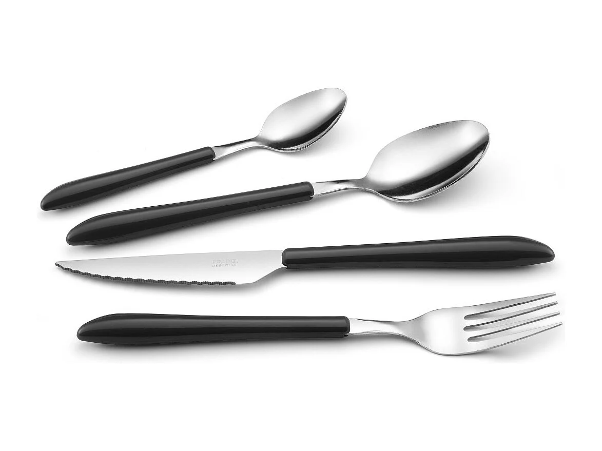 Vibrato Noir - Ménagère 24 pièces