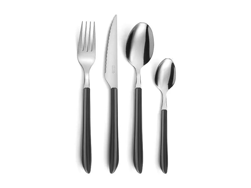 Vibrato Noir - Ménagère 24 pièces