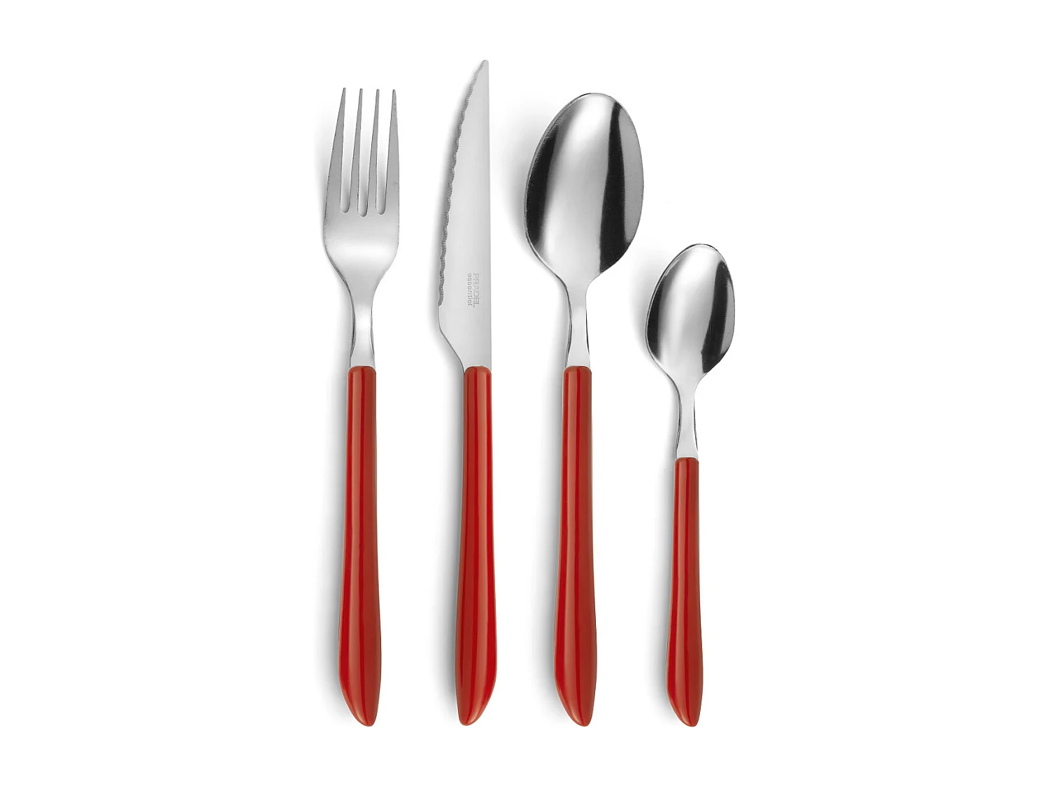 Vibrato Rouge - Ménagère 24 pièces