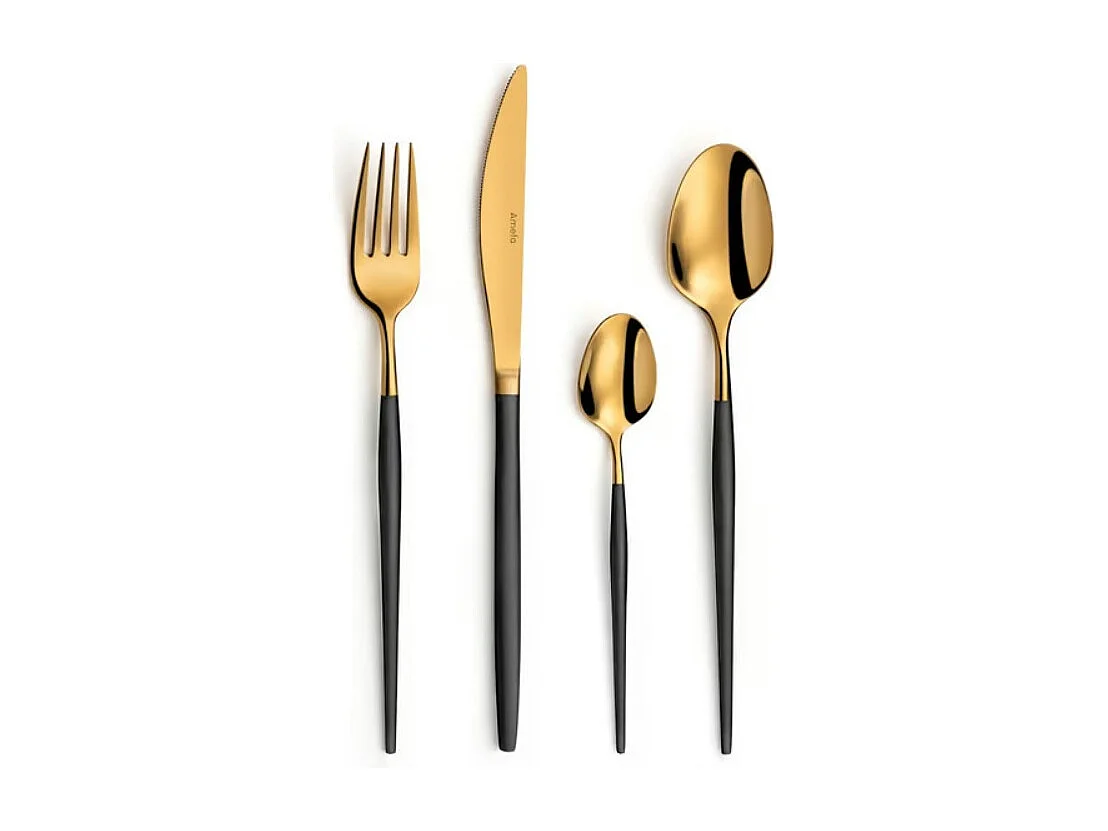 Amefa Ménagère 24 pièces or/noir - 1114DUAF11C40