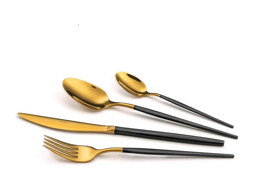 Amefa Ménagère 24 pièces or/noir - 1114DUAF11C40