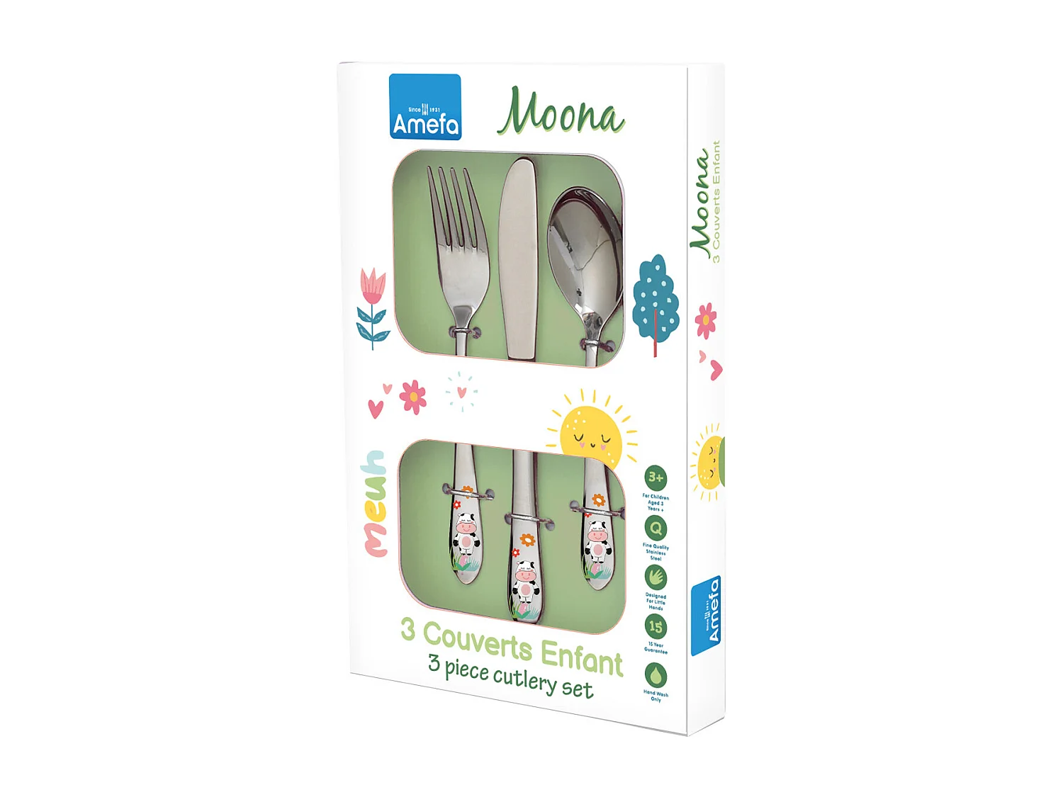 Moona - Service 3 couverts enfants