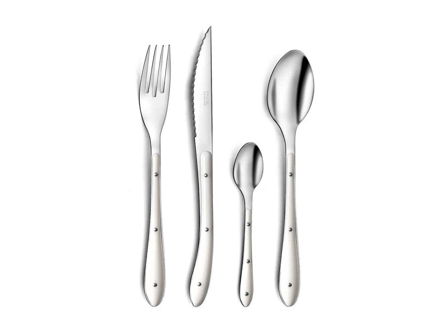 Bistro 1-2-3 Crème - Ménagère 24 pièces