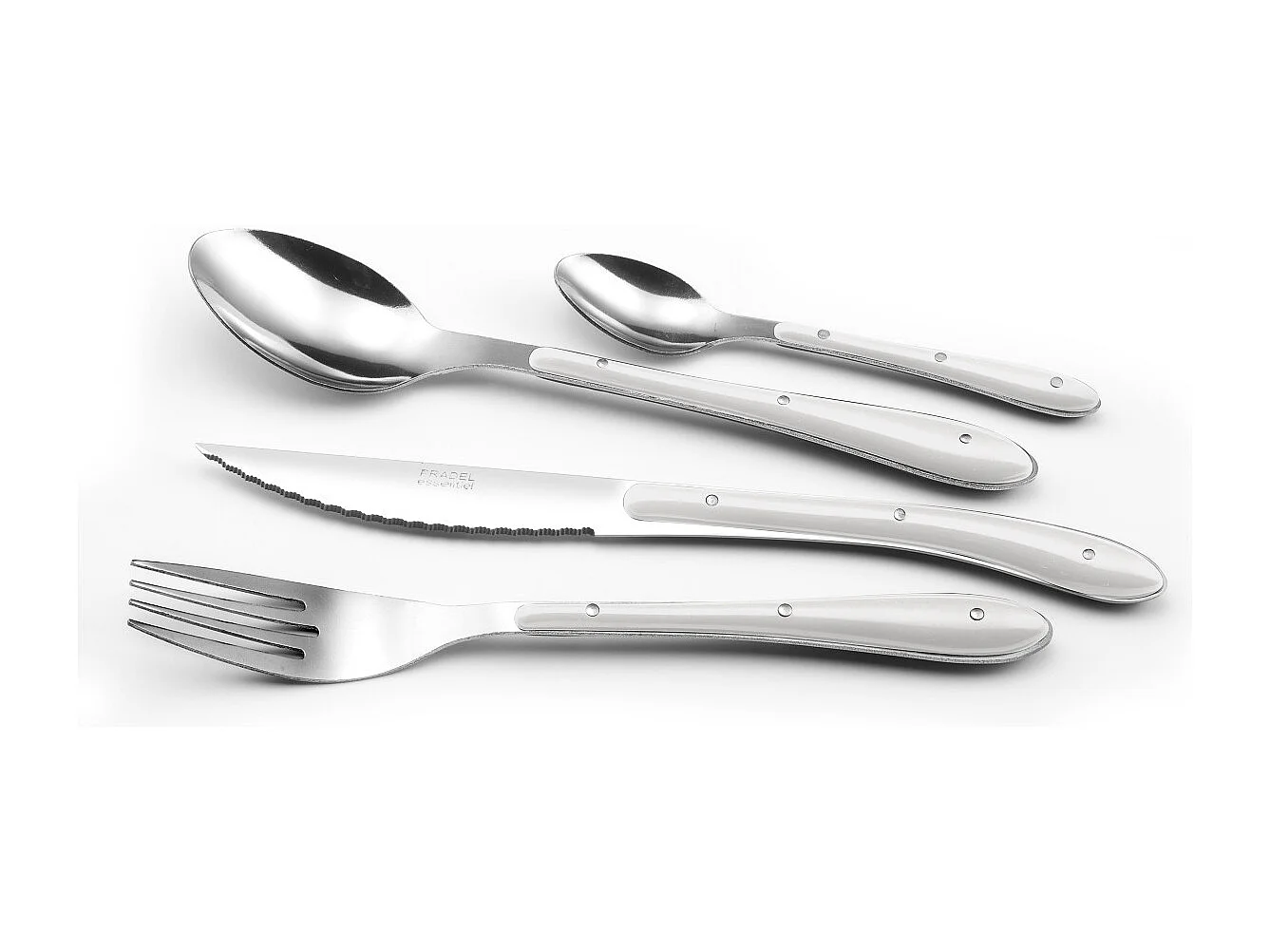 Bistro 1-2-3 Crème - Ménagère 24 pièces