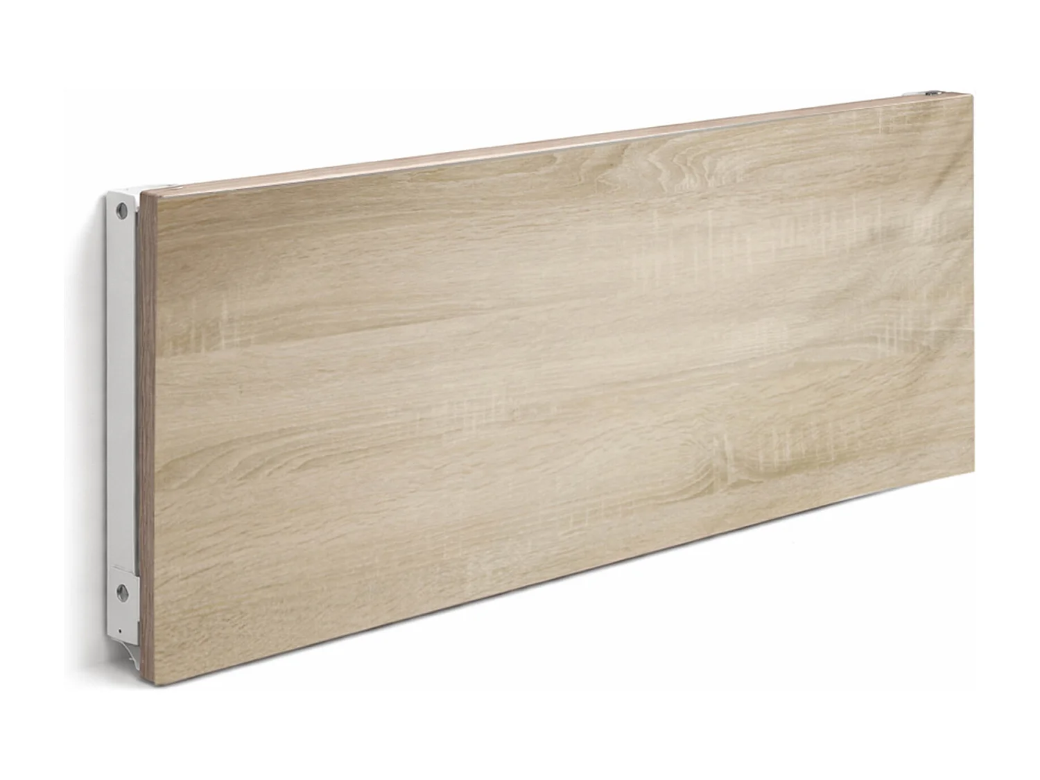 Mesa plegable de 21-50x78x5-50 cm en melamina y metal en color roble Canadian Plex