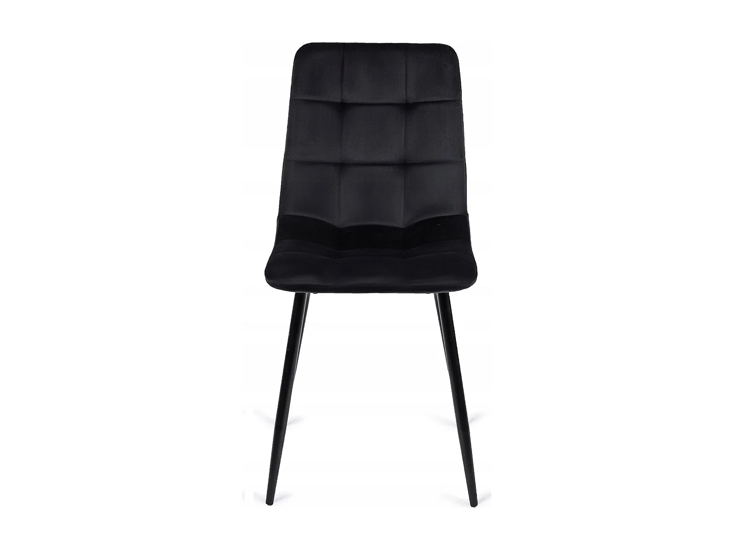 Chaise PERU Noire en Velours