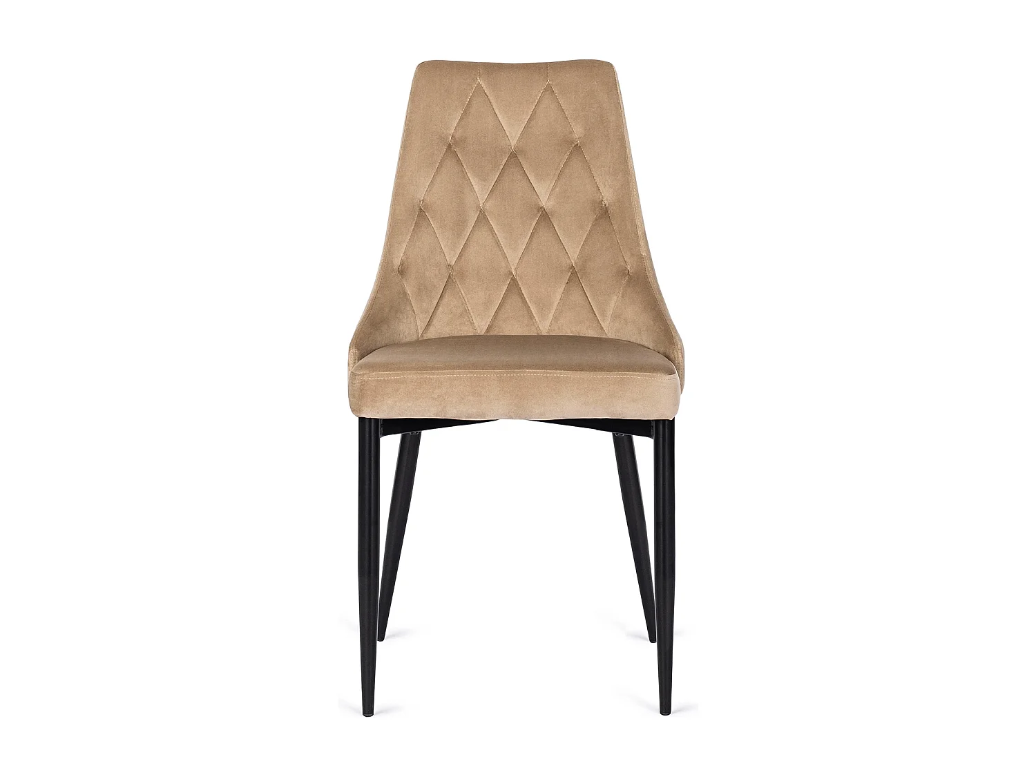 Chaise CORK Beige en Velours