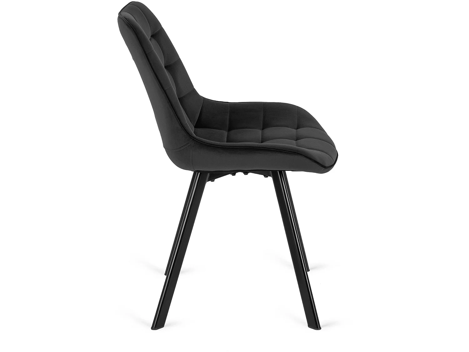 Spisestol RICK (lux 02) Sort Velour