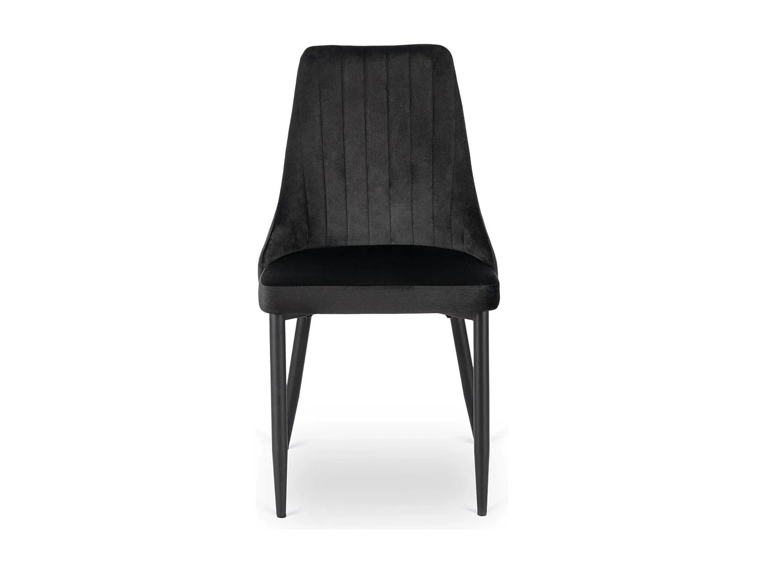 Chaise BARI Velours Noir