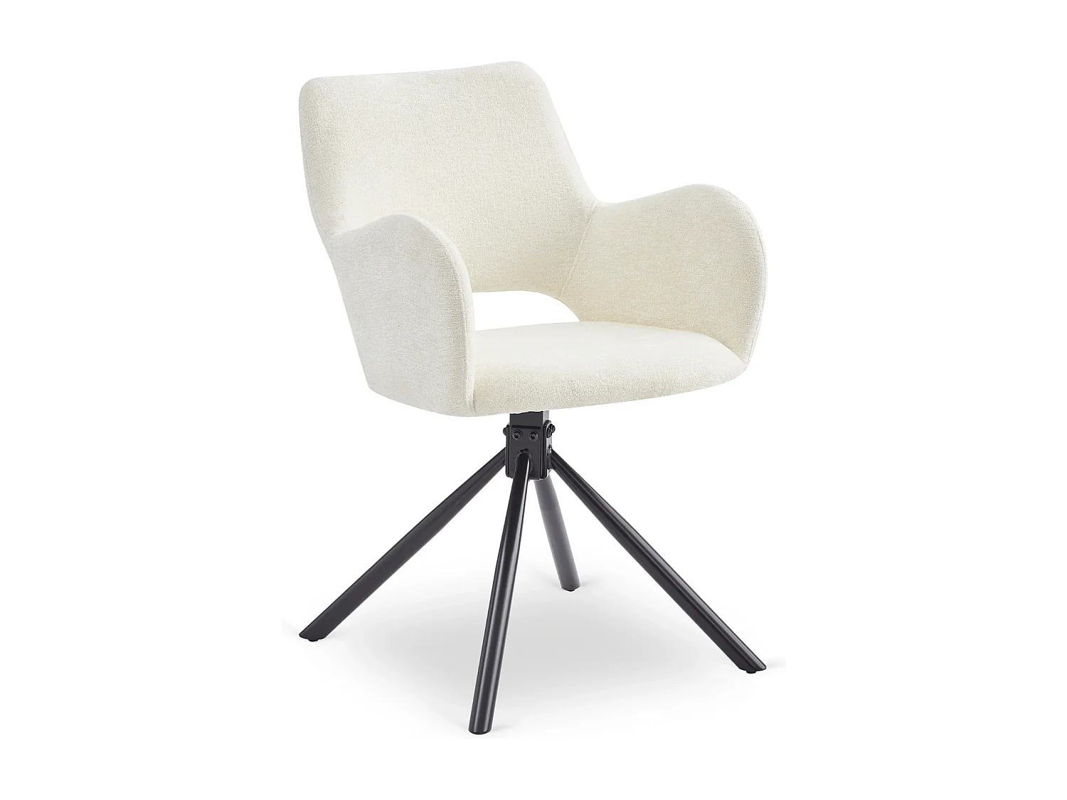 Chaise pivotante FLAV Crème