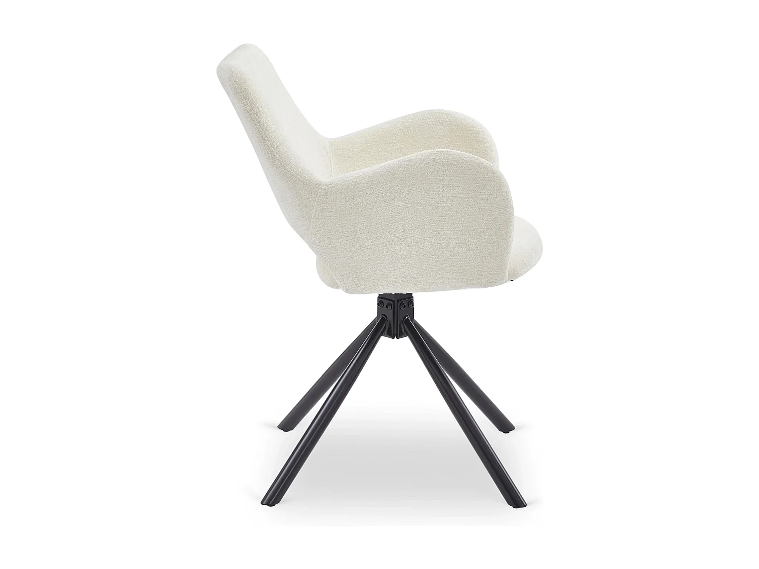 Chaise pivotante FLAV Crème