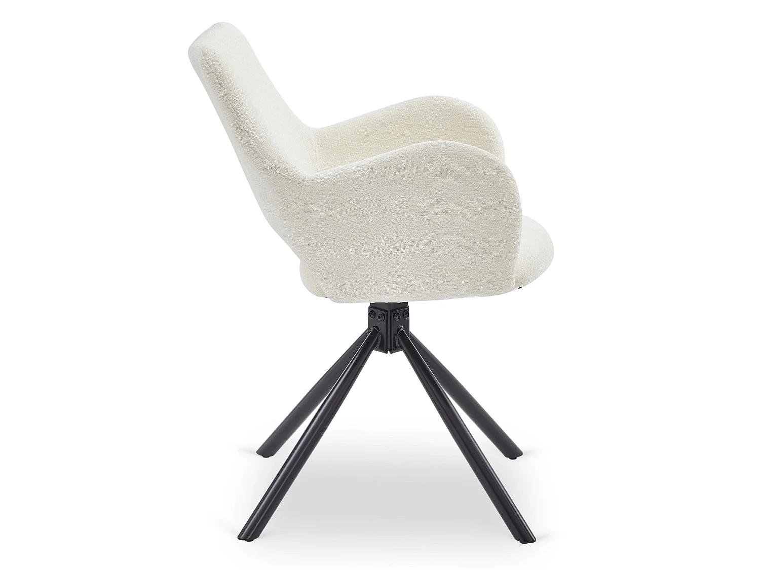 Swivel Dining Chair FLAV Cream