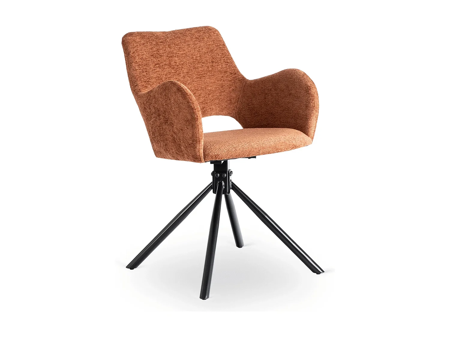 Chaise pivotante FLAV Rouille