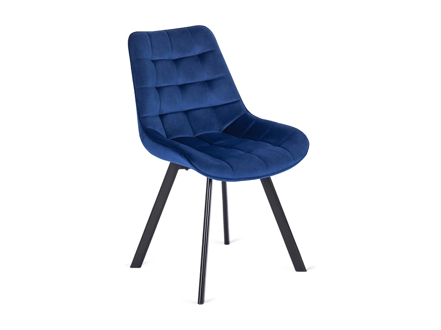 Chaise RICK Velours Bleu Marine
