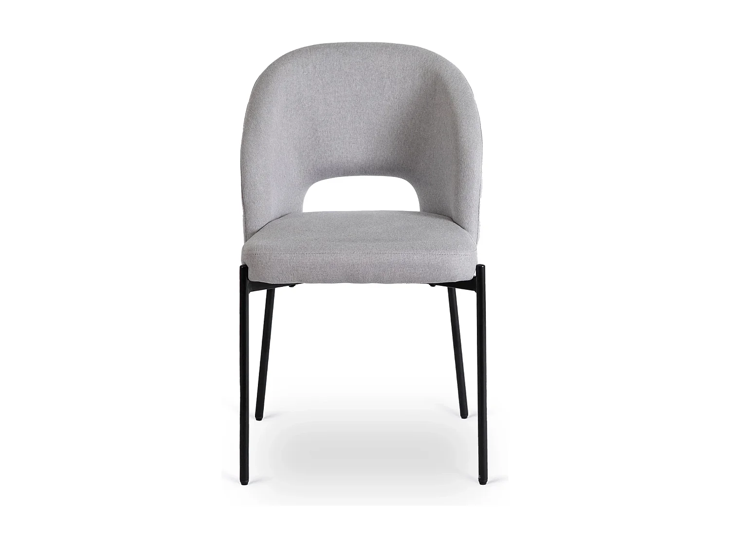 Chaise BROS Gris/Noir