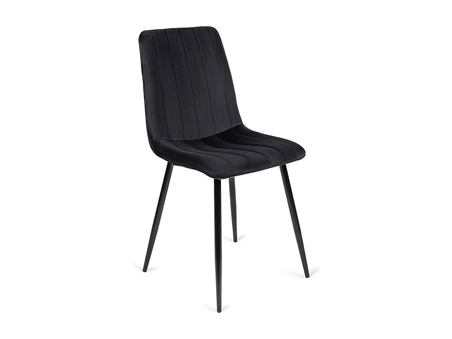 Chaise IBIS Noire en Velours