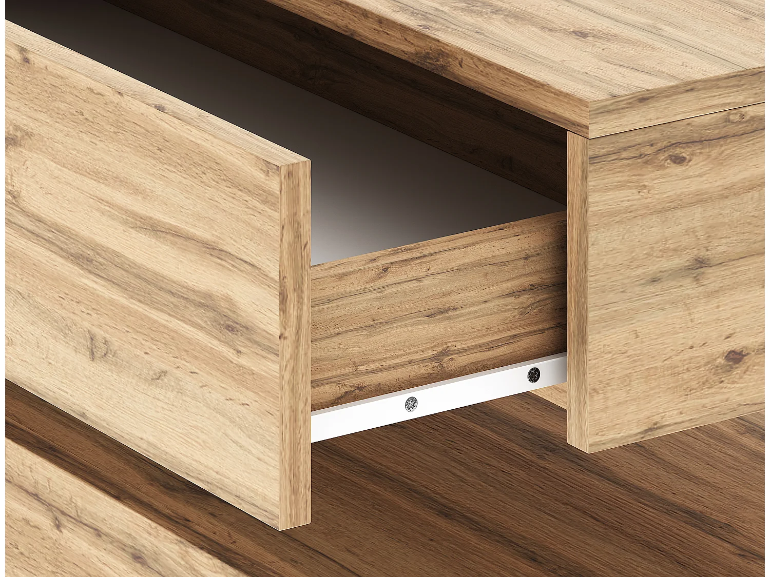 Armoire murale pour téléviseur mural Fly 140 chêne wotan