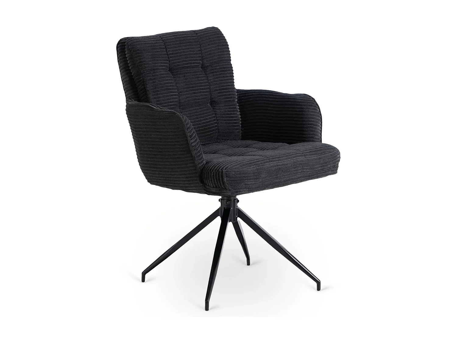 Chaise pivotante AKITA Noire