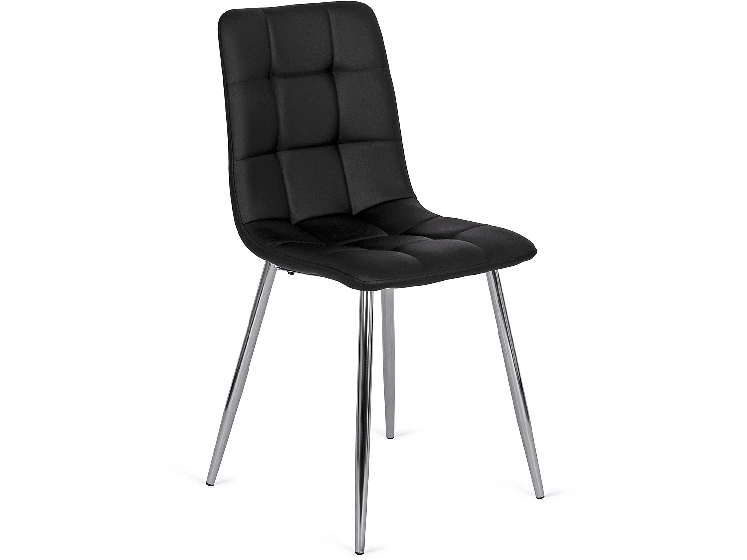 ENZO Dining Chair Black Eco Leather