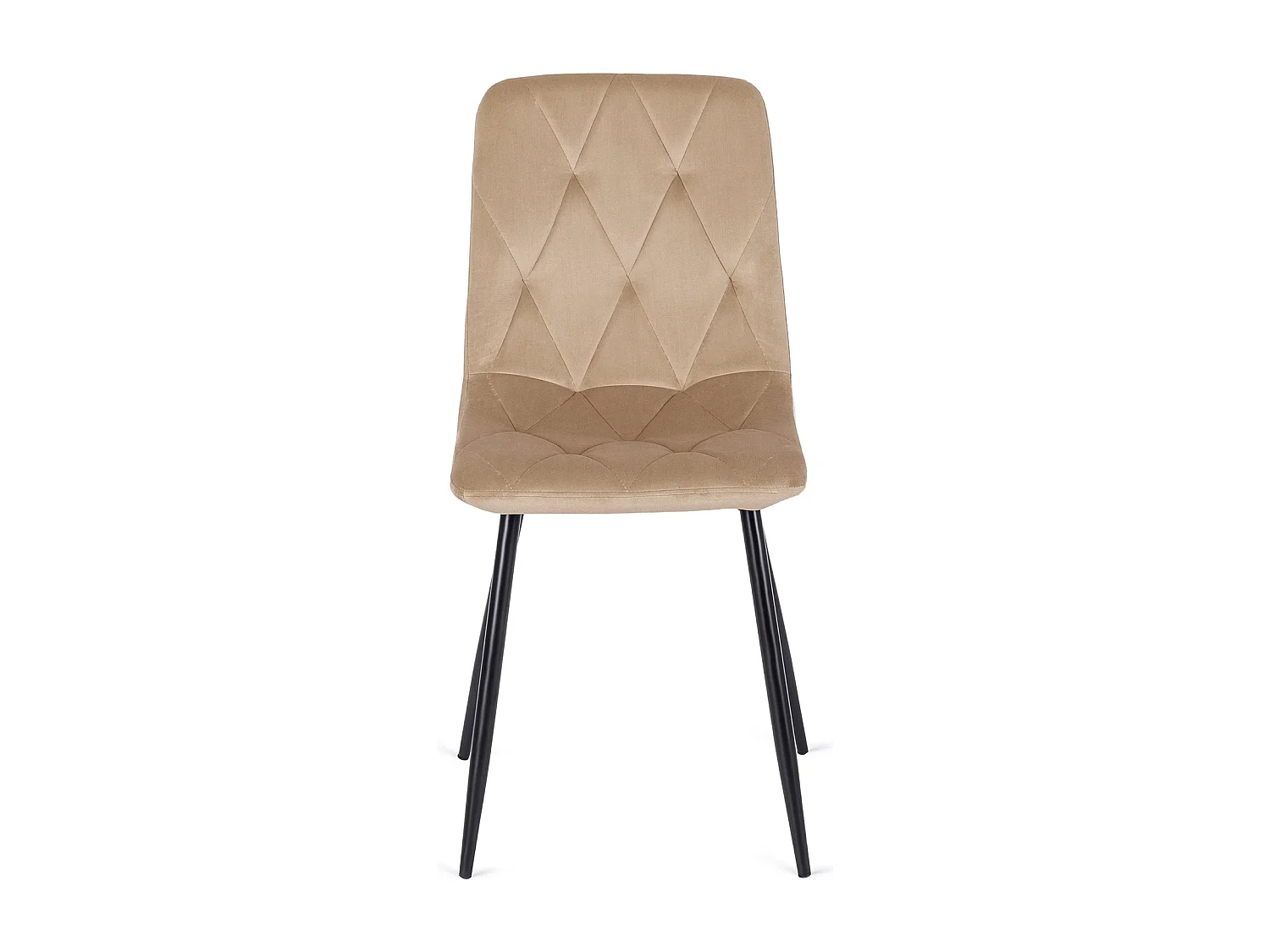 Chaise ROBIN Beige en Velours