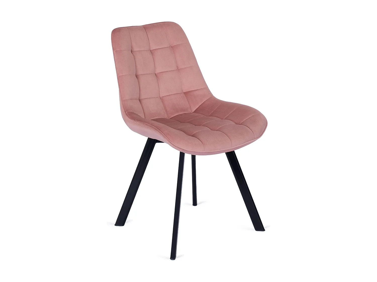 Chaise RICK Velours Rose