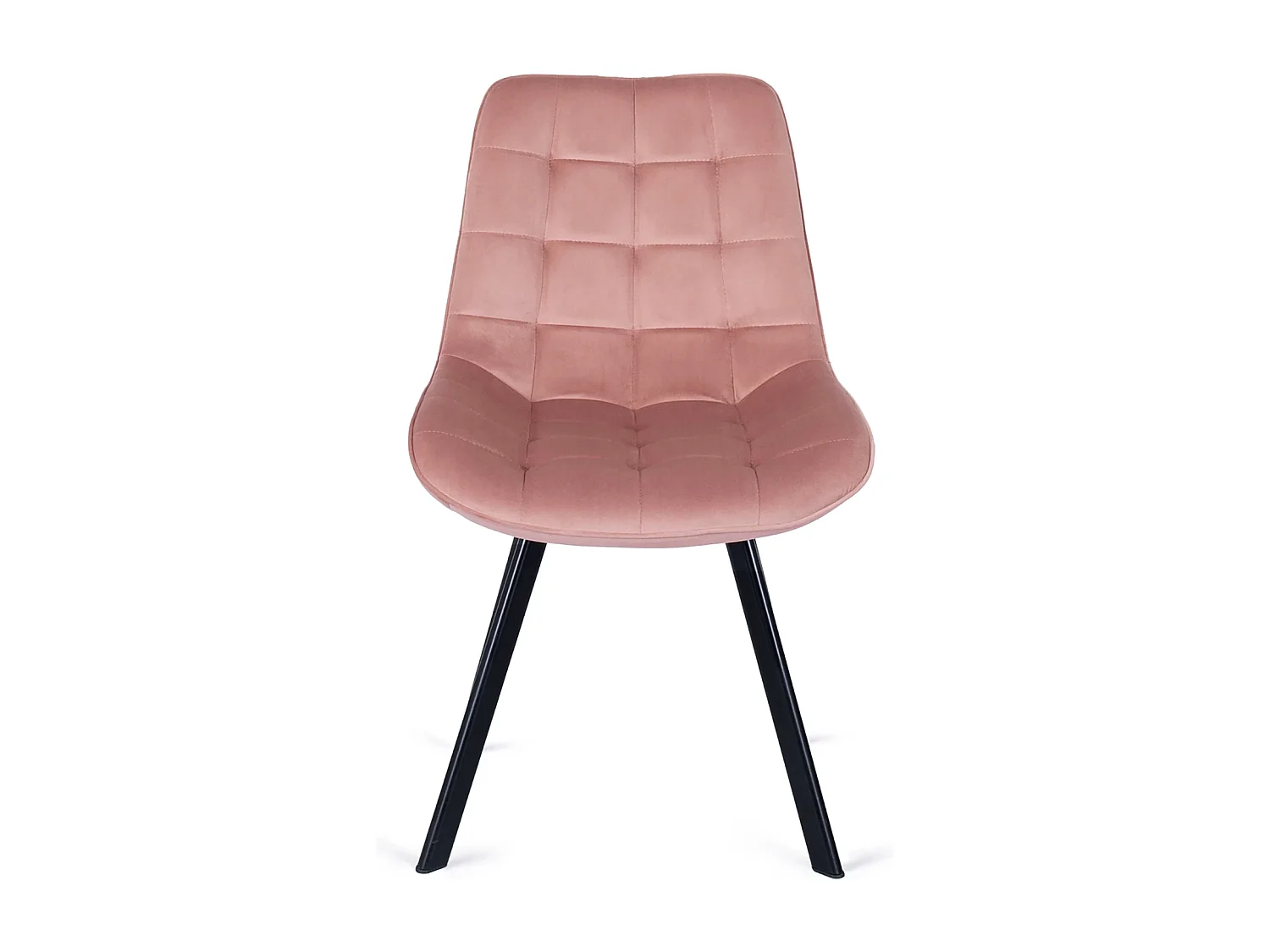 Chaise RICK Velours Rose