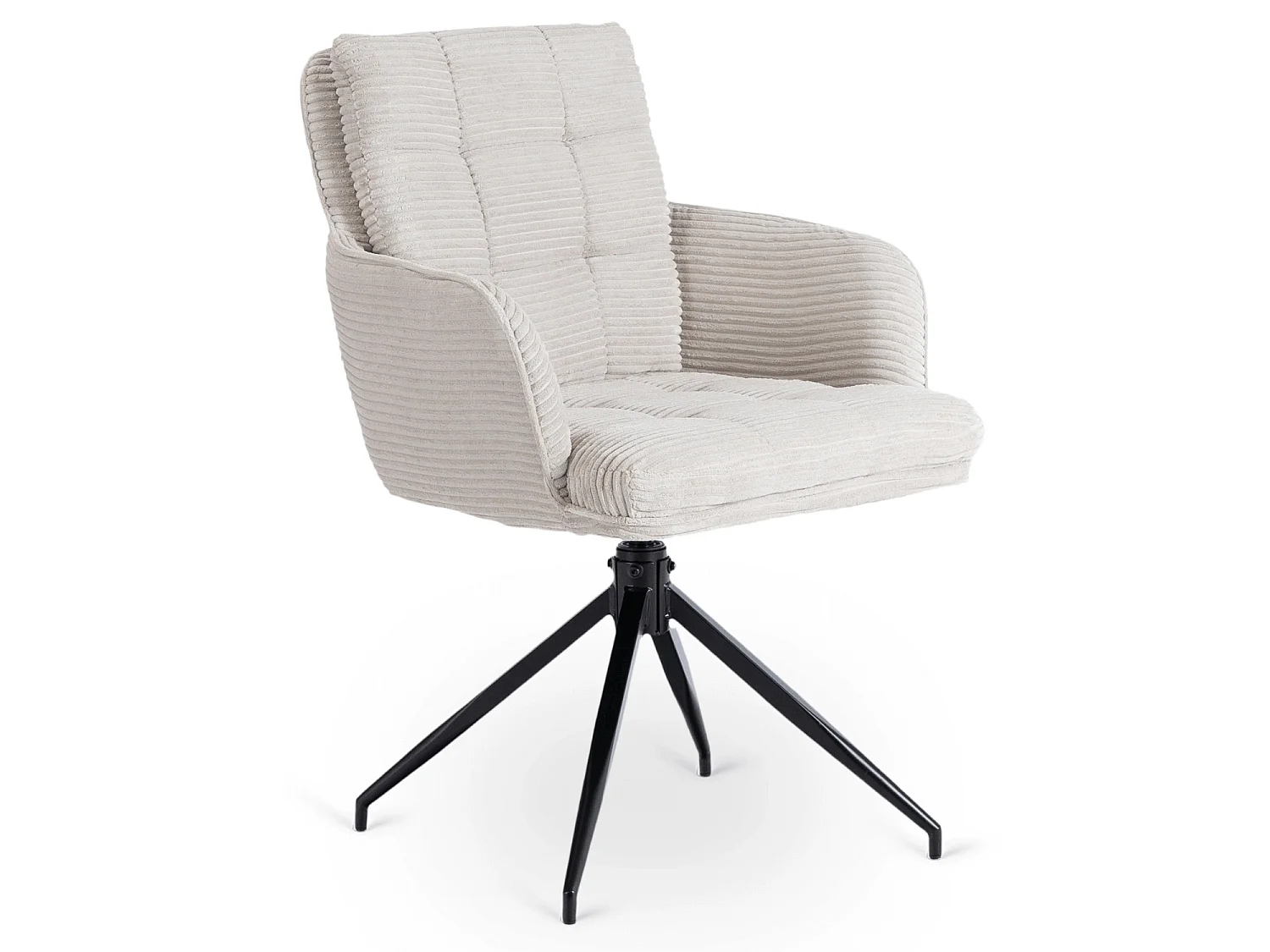 Swivel Dining Chair AKITA Grey