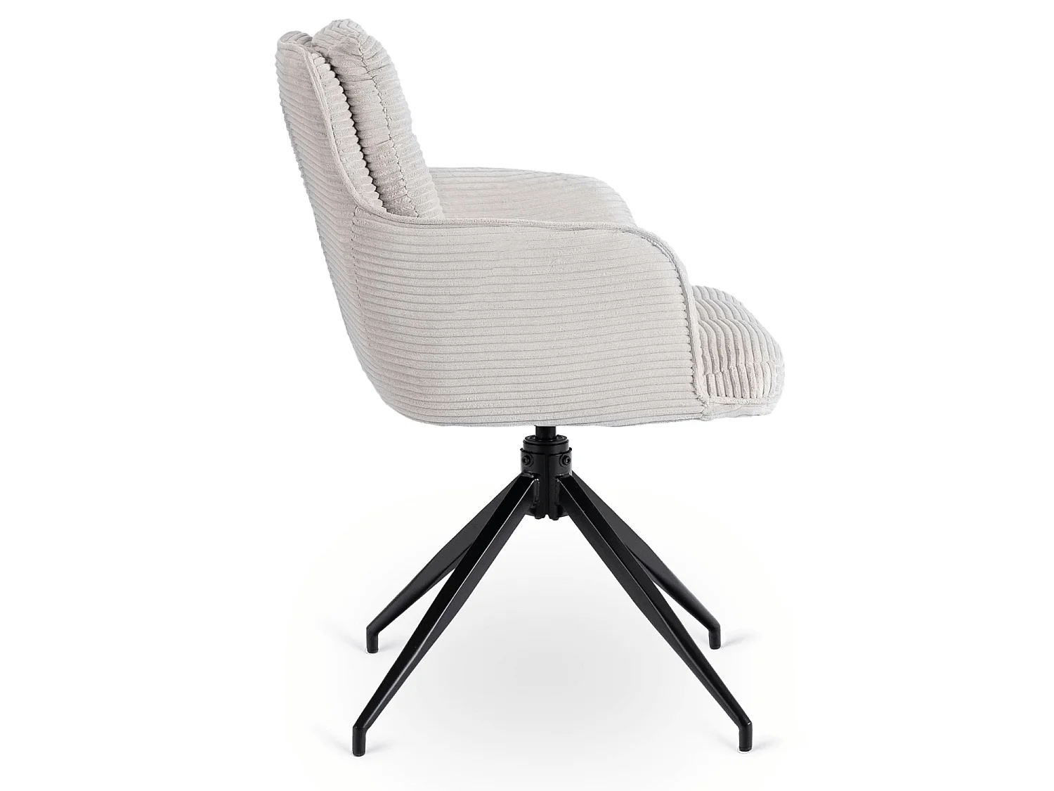 Swivel Dining Chair AKITA Grey
