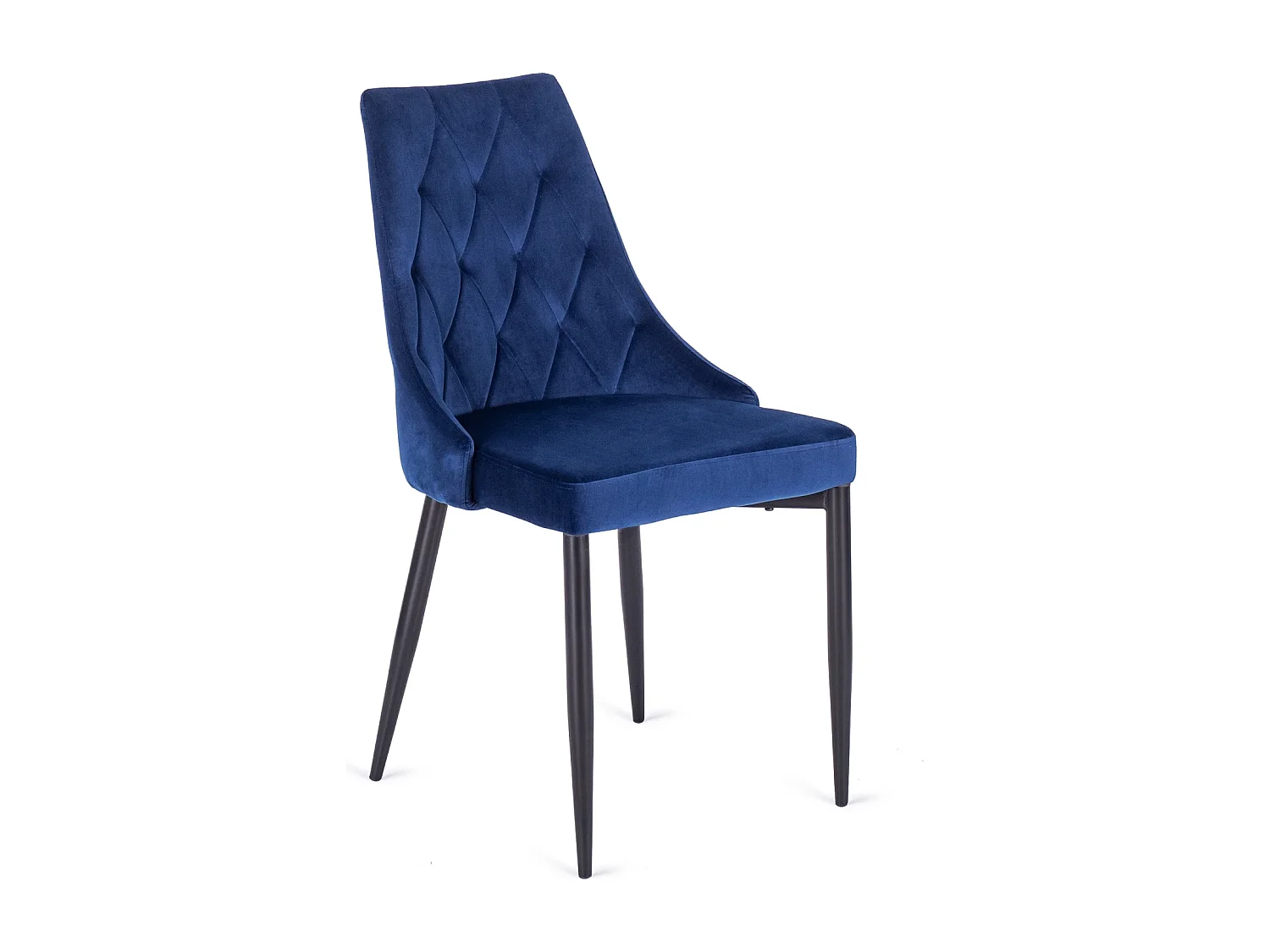 Chaise CORK Bleu Marine en Velours