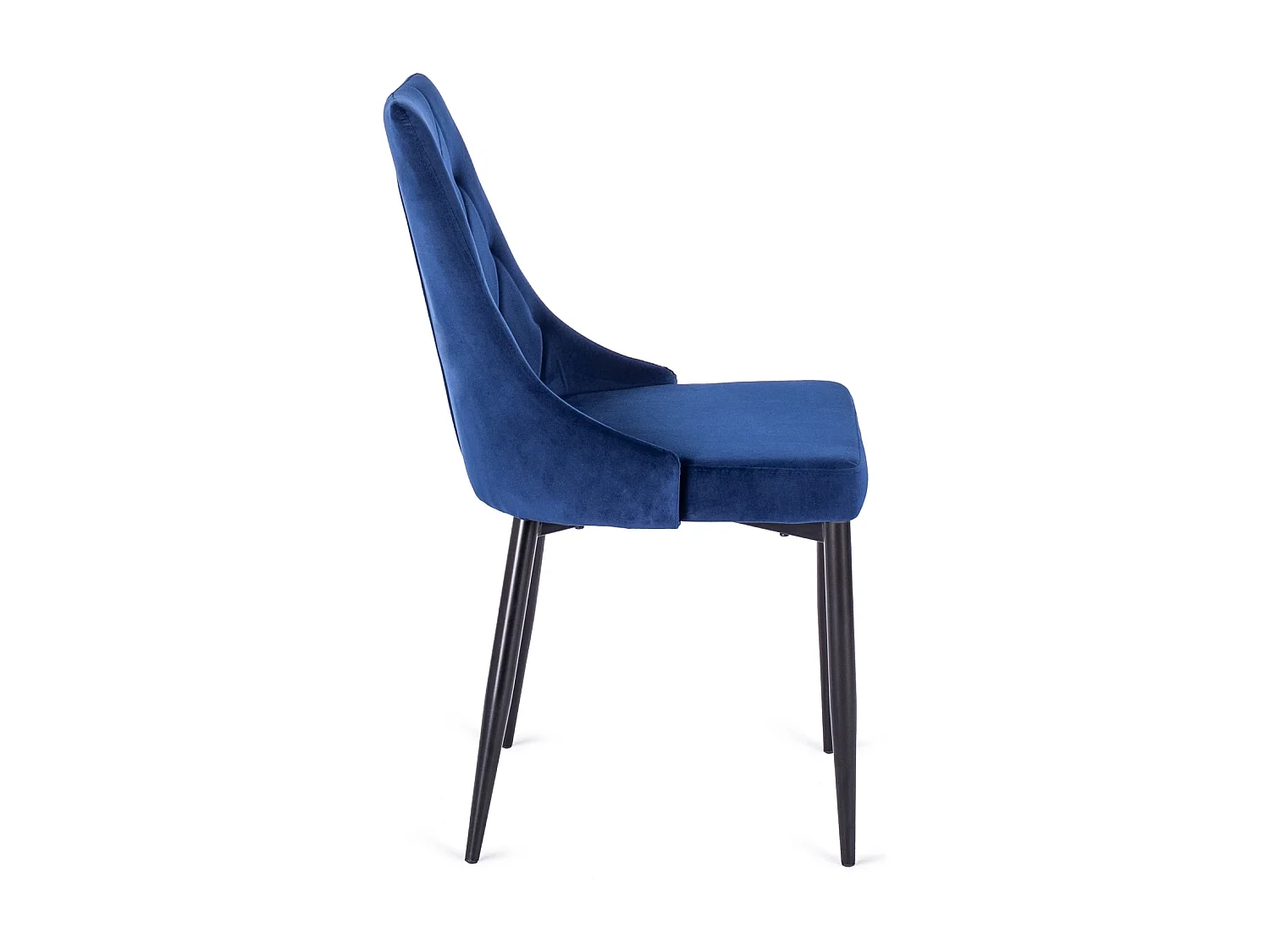 Chaise CORK Bleu Marine en Velours
