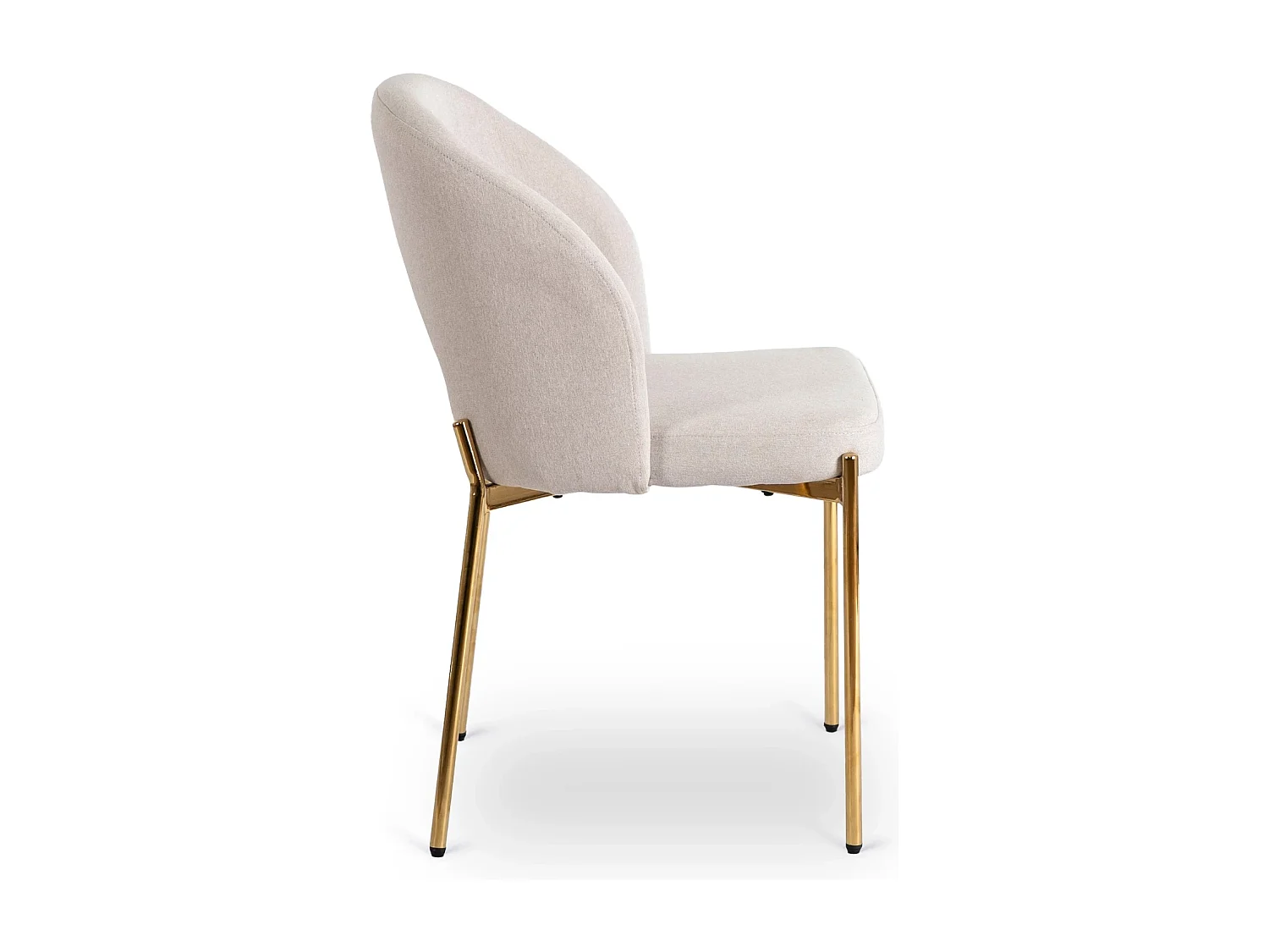 Chaise BROS Crème/Or