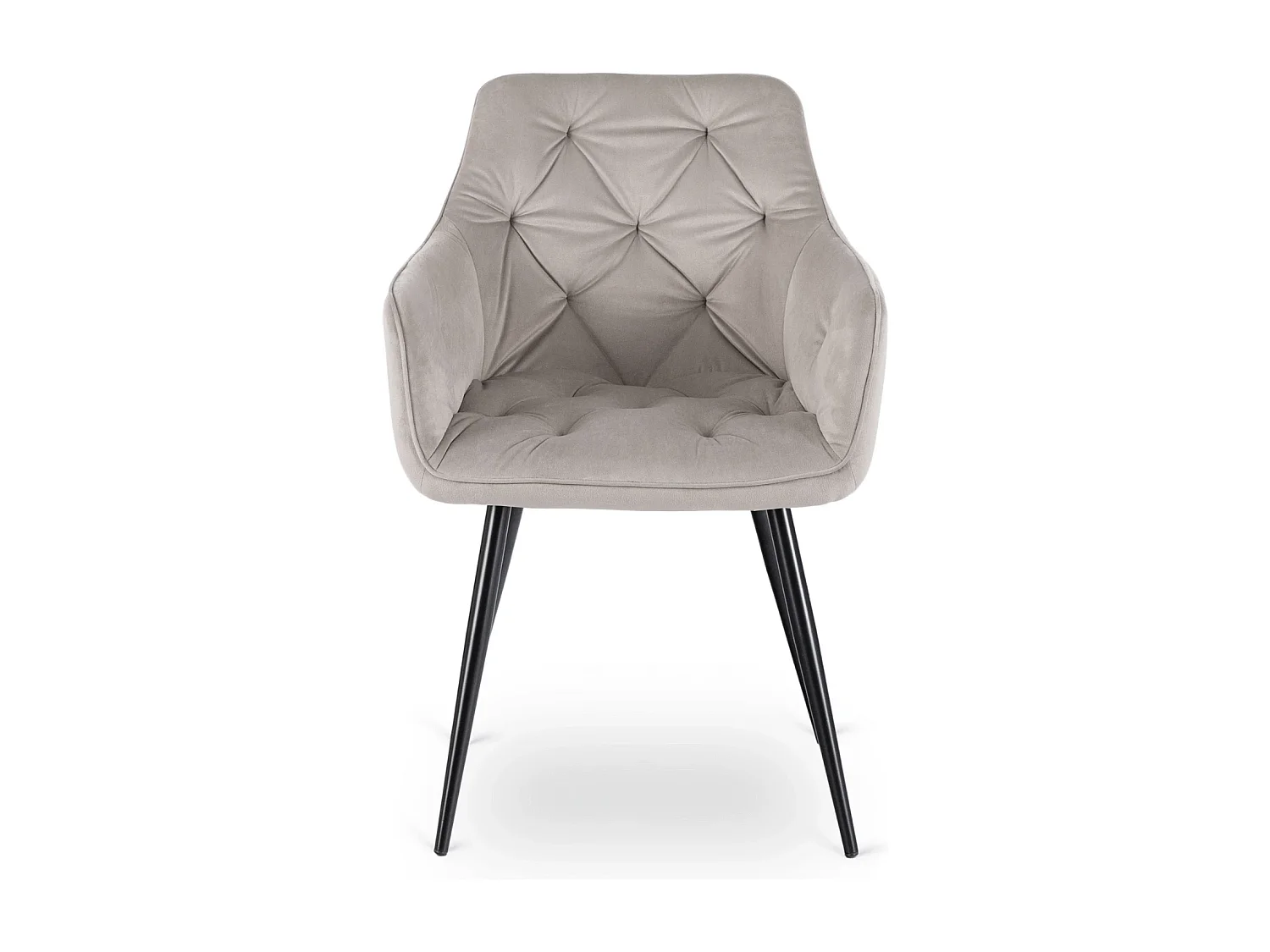 Chaise MODESTO Velours Gris