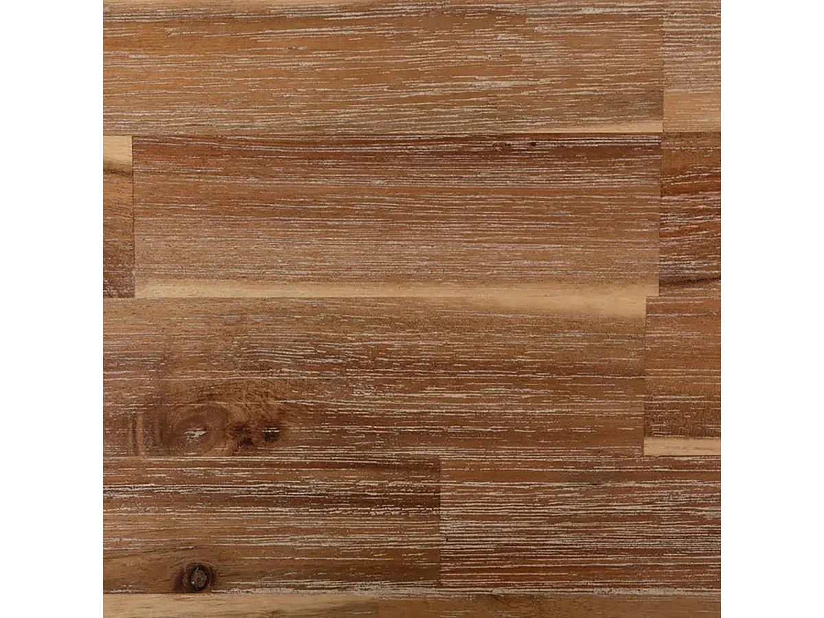 Bibliothèque Etagère 5 niveaux coloris bois et métal noir - Longueur 45 x Hauteur 180 x profondeur 35 cm