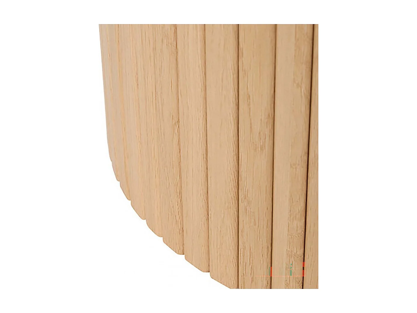 Table basse ronde avec plateau effet marbre blanc - Diamètre 70 x Hauteur 40 cm
