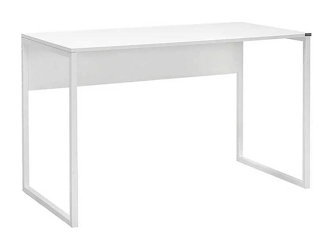 Bureau, Table d'ordinateur, table de travail coloris Blanc - Hauteur 77 x Longueur 120 x Profondeur 60 cm