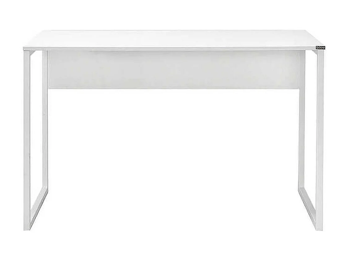 Bureau, Table d'ordinateur, table de travail coloris Blanc - Hauteur 77 x Longueur 120 x Profondeur 60 cm