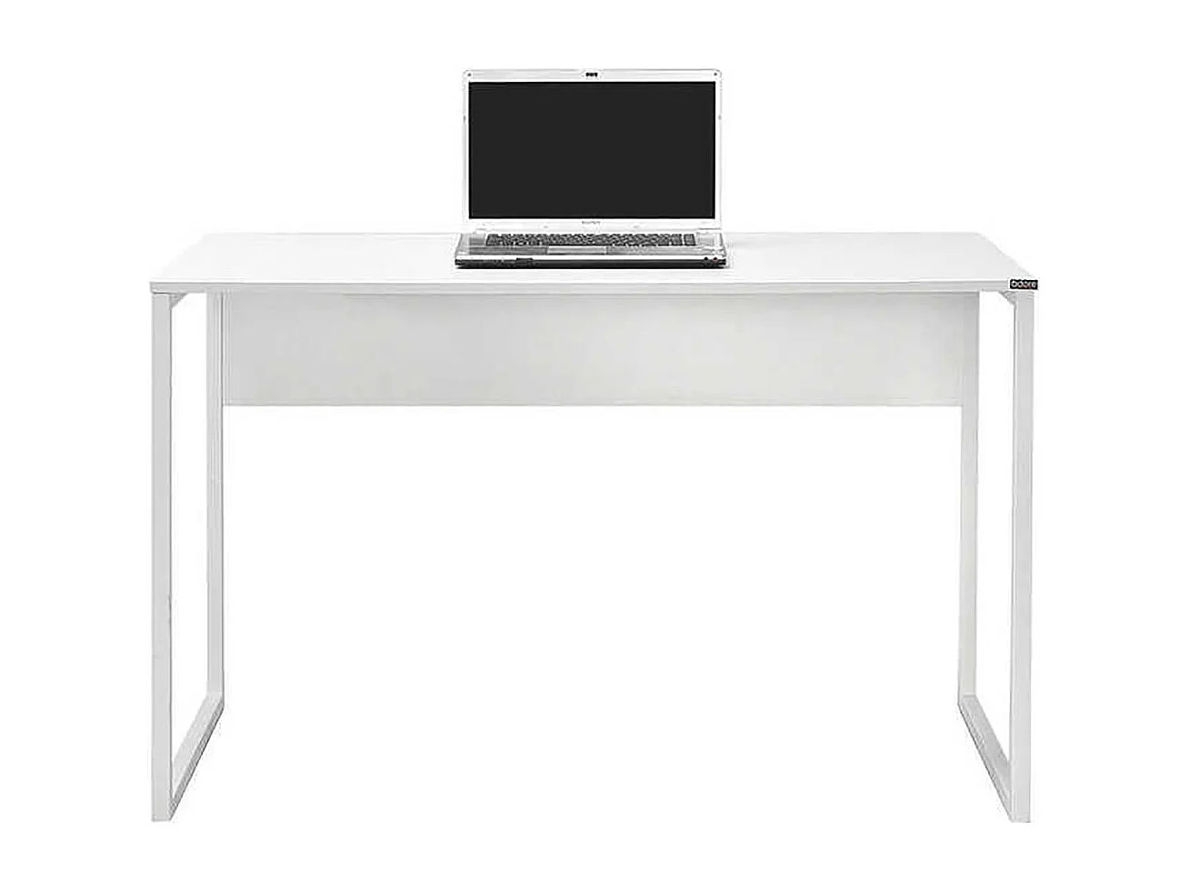 Bureau, Table d'ordinateur, table de travail coloris Blanc - Hauteur 77 x Longueur 120 x Profondeur 60 cm