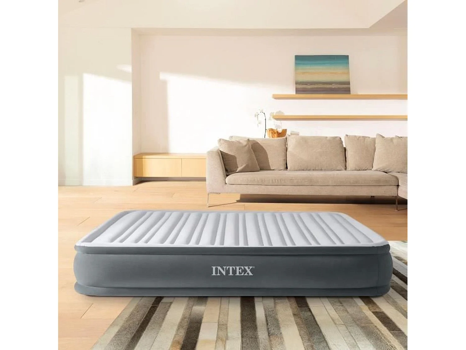 Colchón hinchable para 2 personas, 150 x 200 cm