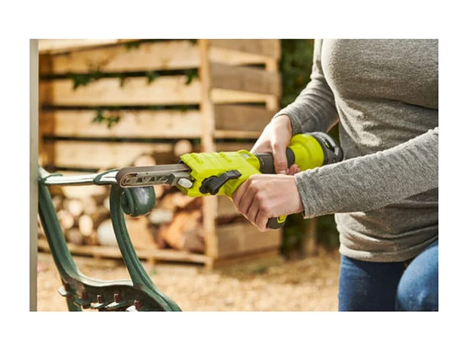 Lixadeira elétrica sem fio RYOBI 18V R18PF-0 ONE+ com velocidade variável e troca de cinta sem ferramentas