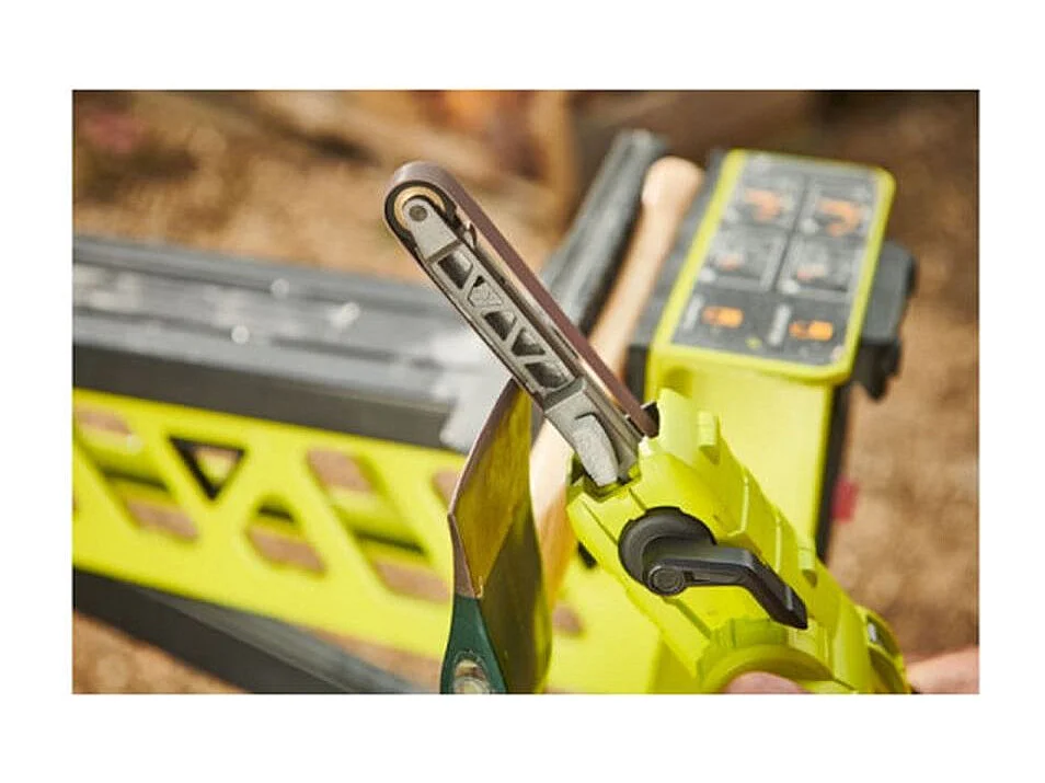 Lixadeira elétrica sem fio RYOBI 18V R18PF-0 ONE+ com velocidade variável e troca de cinta sem ferramentas