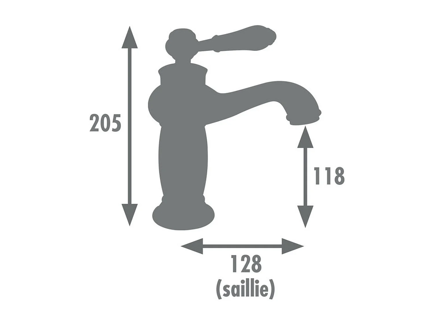 MARPLE eengreeps wastafelmengkraan chroom, keramische cartridge 35 mm, waterbesparing, messing body, RVS flexibele slang F3/8