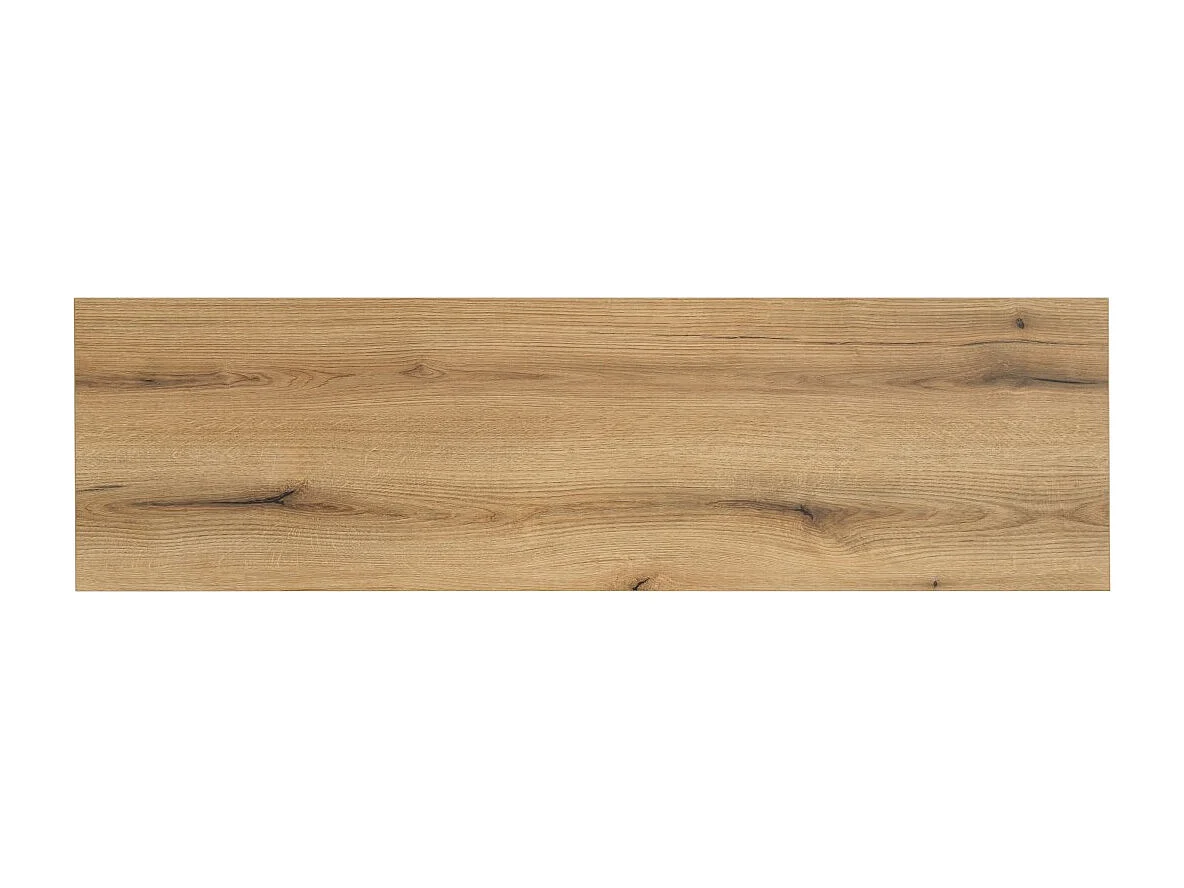 Plan vasque VANO – Kleur eiken – L160 × B40 × H2 cm – Om te plaatsen