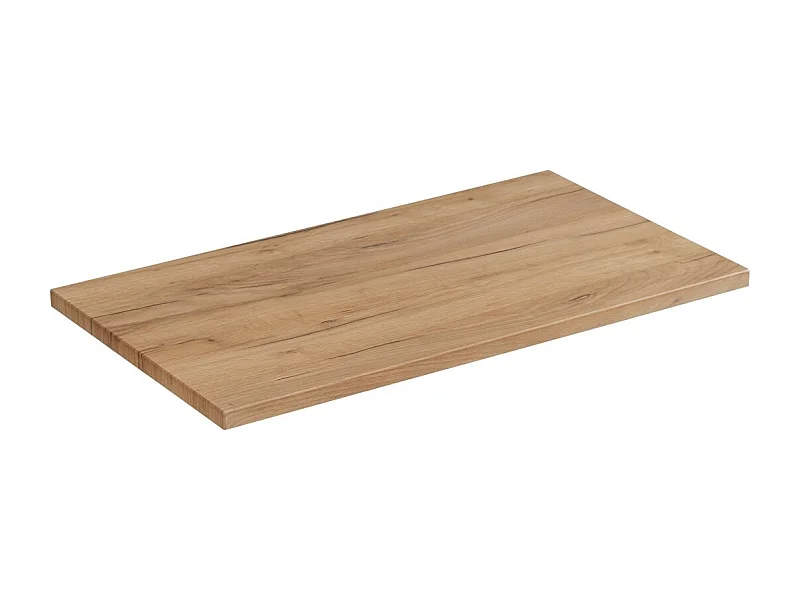 Plan wastafel NALYA 61 cm - Licht eiken - Bovenblad voor zwevend meubel