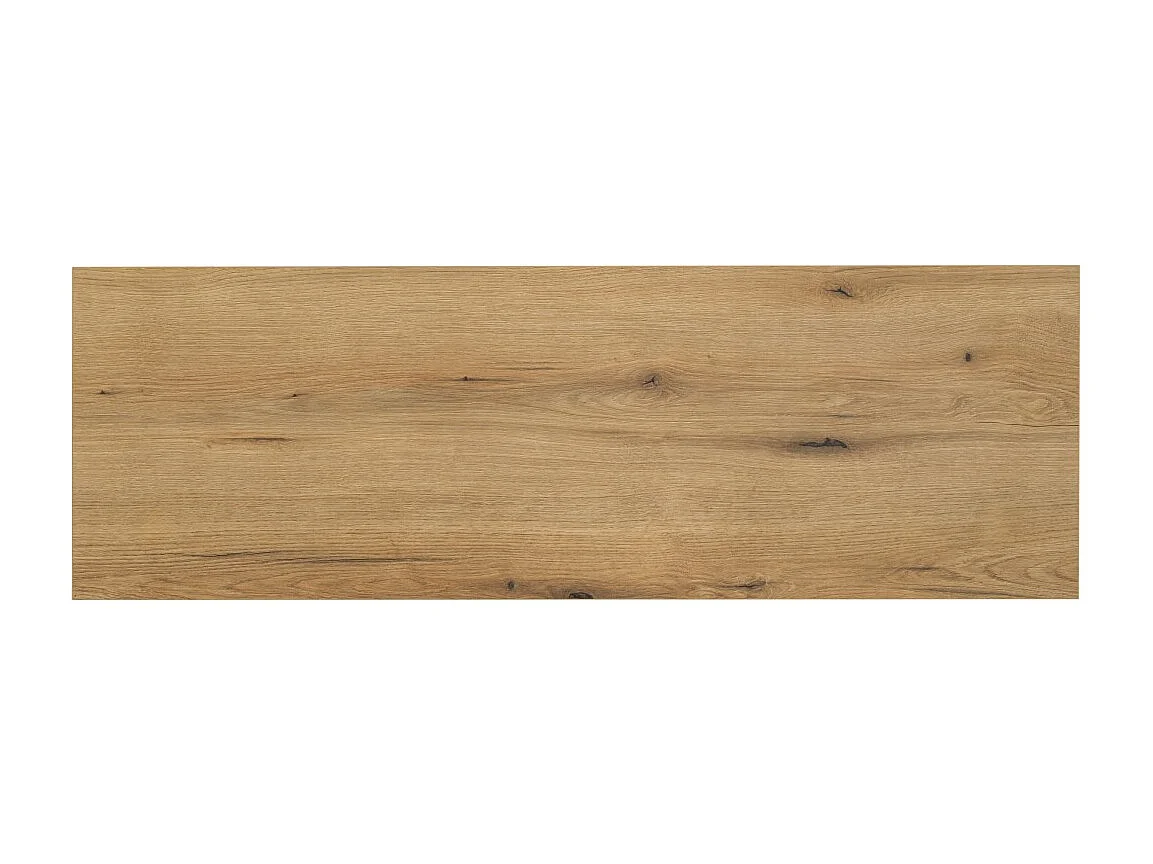 Plan vasque VANO – Kleur eiken – L140 × B40 × H2 cm – Om te plaatsen