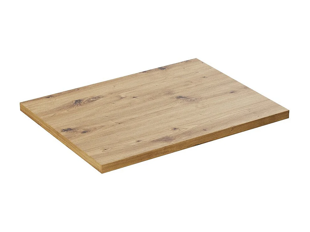 Plan voor onderbouw wastafel BRAZZA - 60 cm - Licht eiken - Dikte 2,5 cm - Opbouw
