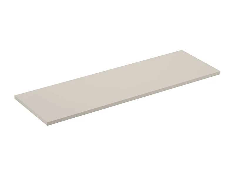 Plan vasque BRAZZA – 140 cm – Kleur Congobruin – MDF & PVC – Te plaatsen